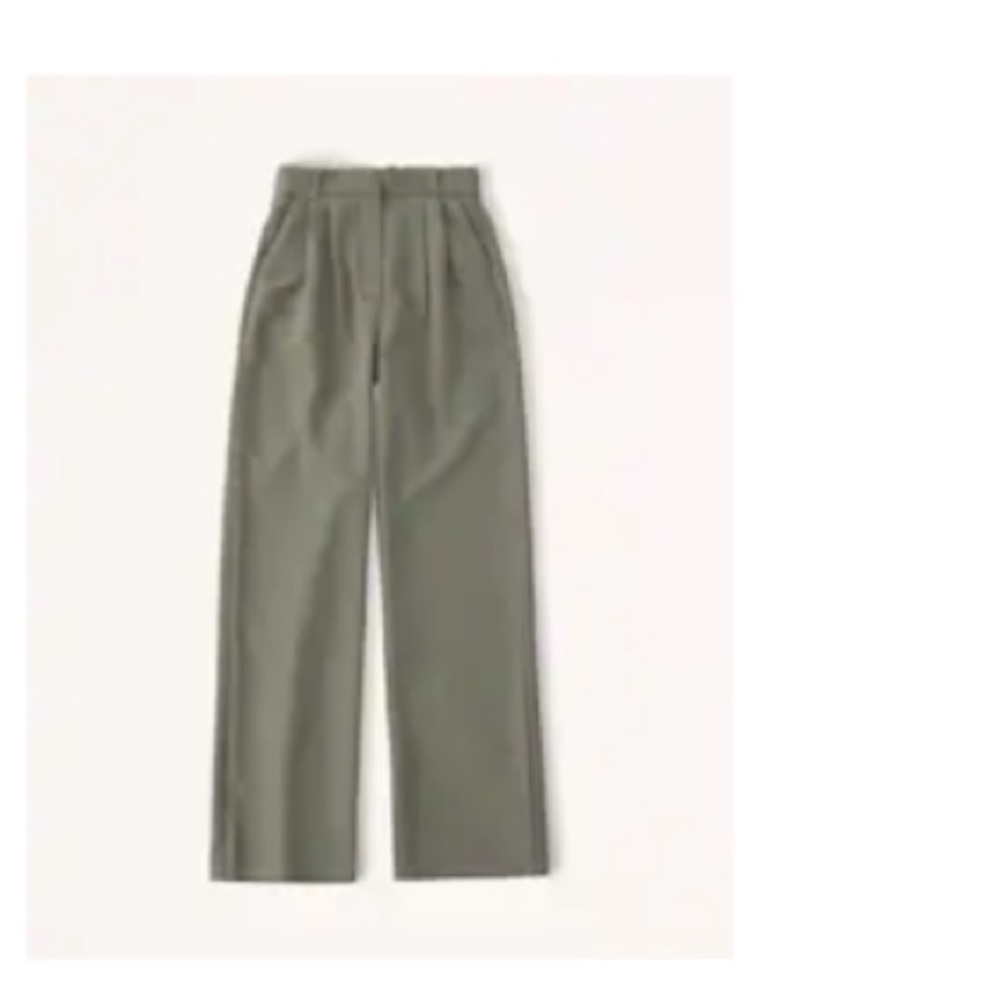 Abercrombie tailored trouser olive